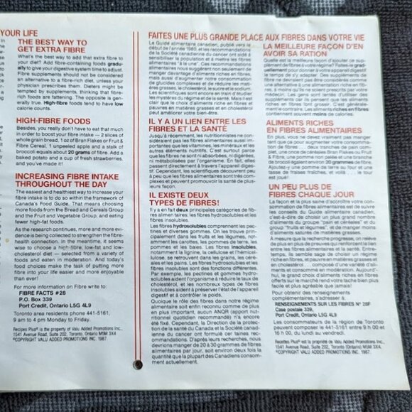 15% OFF Vintage 1988 Calendar/Planner Featuring Monthly Recipes © 1987 - Picture 2 of 16